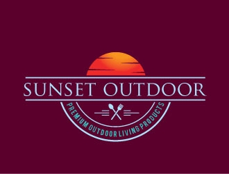 Sunset Outdoor logo design by Conception
