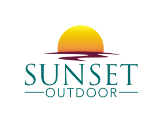 Sunset Outdoor logo design by kunejo