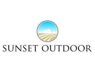 Sunset Outdoor logo design by jetzu