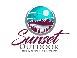 Sunset Outdoor logo design by THOR_