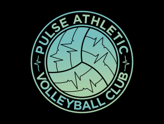 Pulse Athletics Volleyball Club logo design by Dhieko