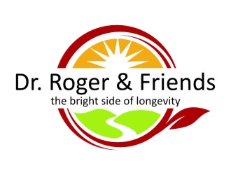 Dr. Roger & Friends: The Bright Side of Longevity  logo design by jetzu