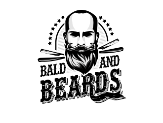 Bald & Beards logo design by ProfessionalRoy