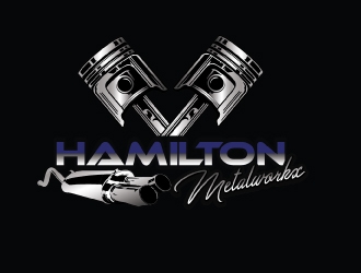 Hamilton Metalworx logo design by AamirKhan