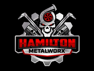 Hamilton Metalworx logo design by jaize
