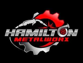 Hamilton Metalworx logo design by jaize