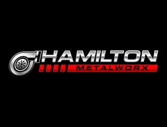 Hamilton Metalworx logo design by mawanmalvin