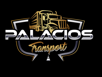 Palacios Transport  logo design by axel182
