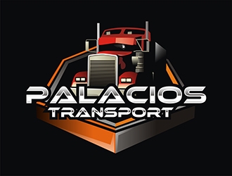 Palacios Transport  logo design by gitzart