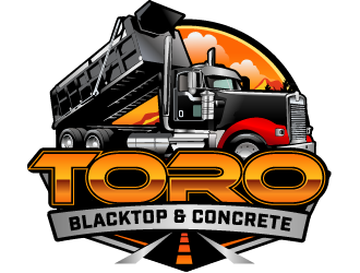 Toro Blacktop & Concrete logo design by THOR_