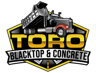 Toro Blacktop & Concrete logo design by Suvendu