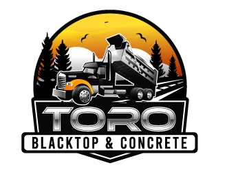 Toro Blacktop & Concrete logo design by Suvendu