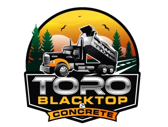 Toro Blacktop & Concrete logo design by Suvendu