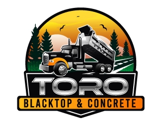 Toro Blacktop & Concrete logo design by Suvendu