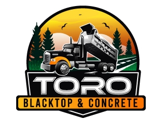 Toro Blacktop & Concrete logo design by Suvendu