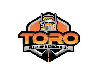 Toro Blacktop & Concrete logo design by emberdezign