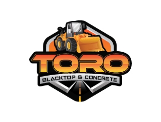 Toro Blacktop & Concrete logo design by emberdezign