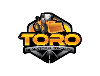 Toro Blacktop & Concrete logo design by emberdezign