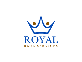 Royal Blue Services logo design by anchorbuzz