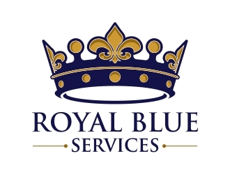 Royal Blue Services logo design by Royan