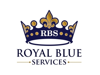 Royal Blue Services logo design by Royan