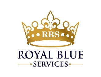 Royal Blue Services logo design by Royan