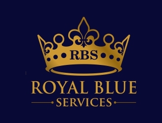 Royal Blue Services logo design by Royan