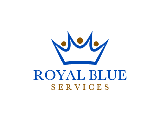 Royal Blue Services logo design by anchorbuzz