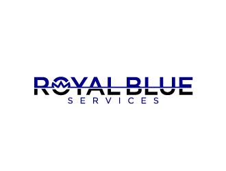Royal Blue Services logo design by maze