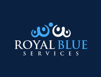 Royal Blue Services logo design by Andrei P