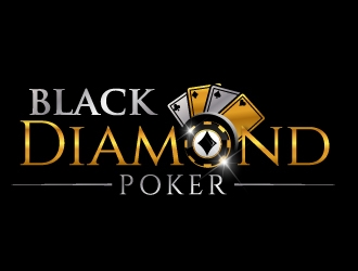 Black Diamond Poker logo design by jaize