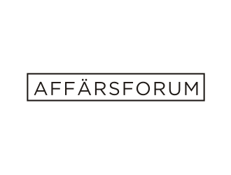 Affärsforum logo design by Sheilla