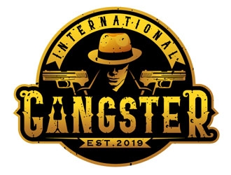 INTERNATIONAL GANGSTER logo design by DreamLogoDesign
