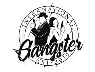 INTERNATIONAL GANGSTER logo design by DreamLogoDesign