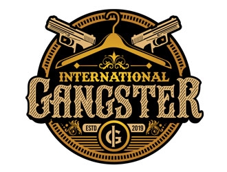 INTERNATIONAL GANGSTER logo design by DreamLogoDesign