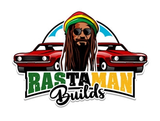 Rastaman Builds logo design by DreamLogoDesign