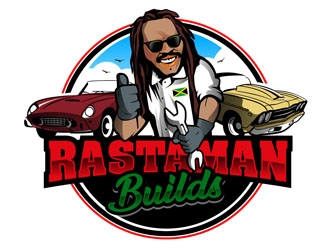 Rastaman Builds logo design by DreamLogoDesign