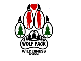 Wolf Pack Wilderness School logo design by uttam