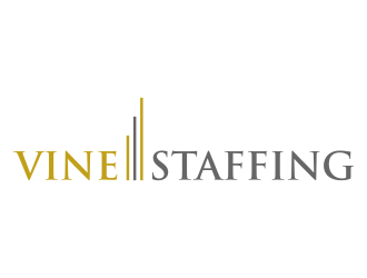 Vine Staffing logo design by p0peye