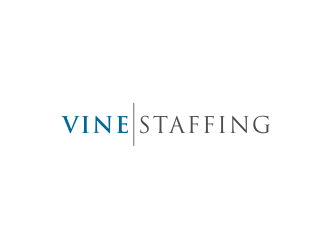 Vine Staffing logo design by logitec