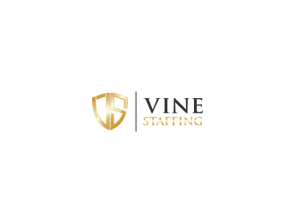 Vine Staffing logo design by Asani Chie