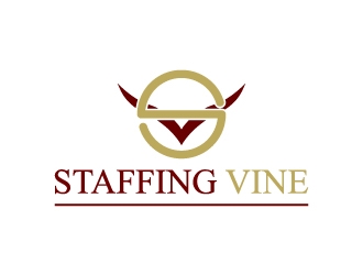 Vine Staffing logo design by twomindz