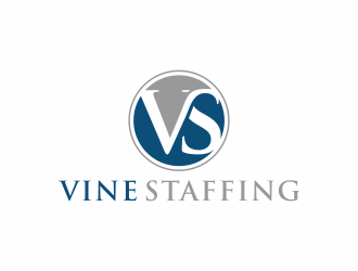 Vine Staffing logo design by checx