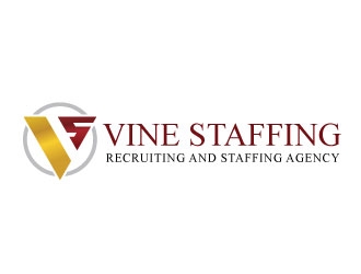 Vine Staffing logo design by invento