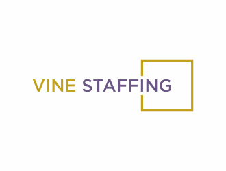 Vine Staffing logo design by bombers