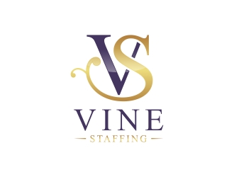 Vine Staffing logo design by rokenrol
