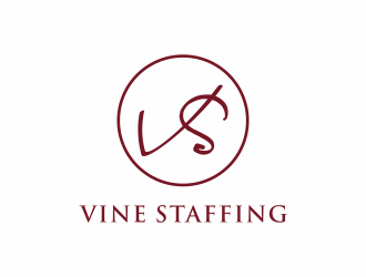 Vine Staffing logo design by santrie