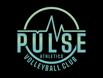 Pulse Athletics Volleyball Club logo design by graphicstar