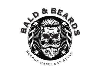 Bald & Beards logo design by emberdezign