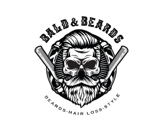 Bald & Beards logo design by emberdezign